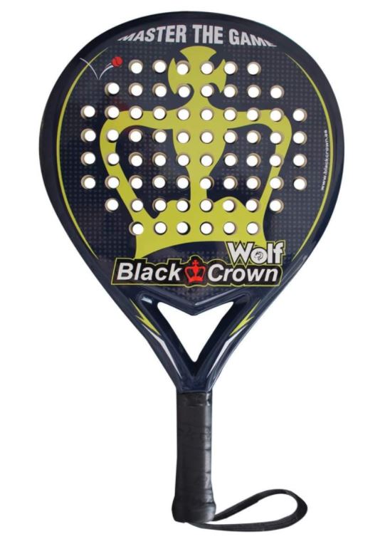 Pala Pádel Black Crown Wolf 