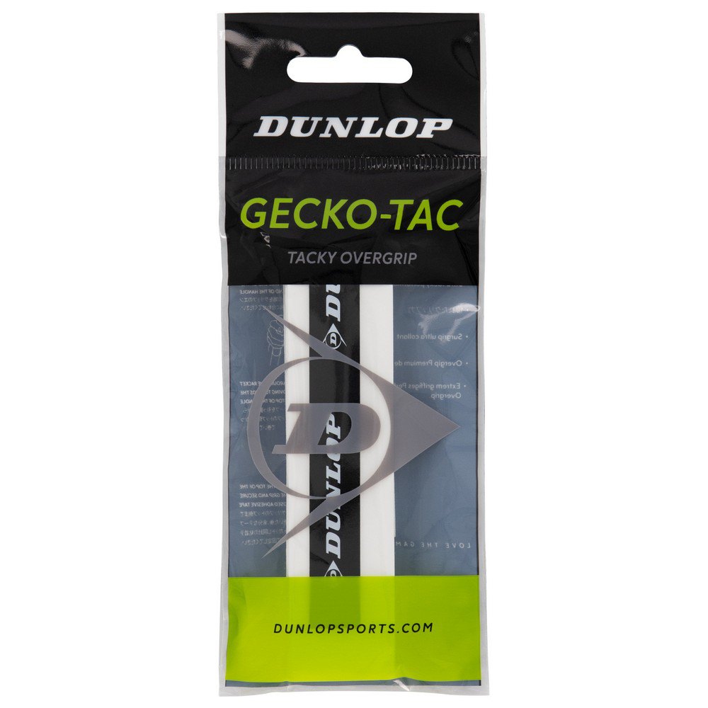 Overgrips Dunlop Gecko-Tac Blanco 1u