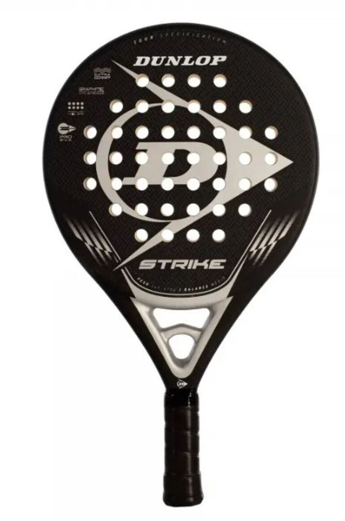 Pala Pádel Dunlop Strike Silver Rugosa NH