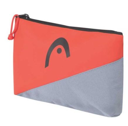 Neceser Head delta Pouch Gris Naranja