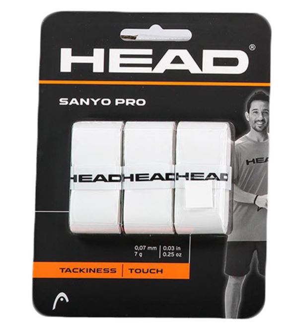 Overgrips Head Sanyo Pro 3u Blanco