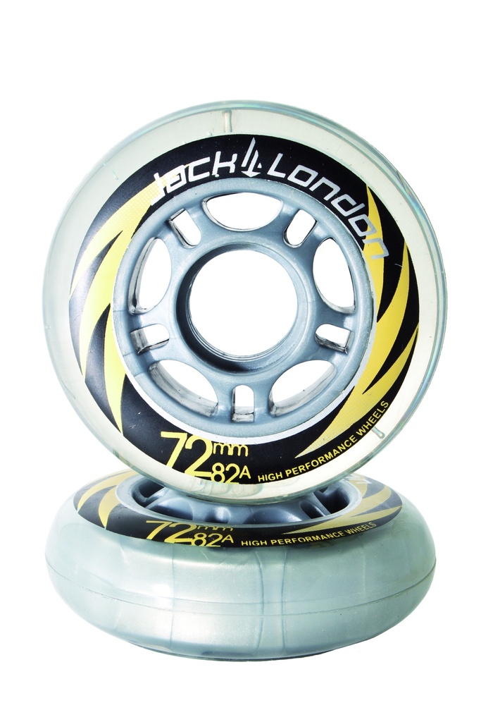 Jack London Rueda In-Line Silicona B/4 72mm                                                                     