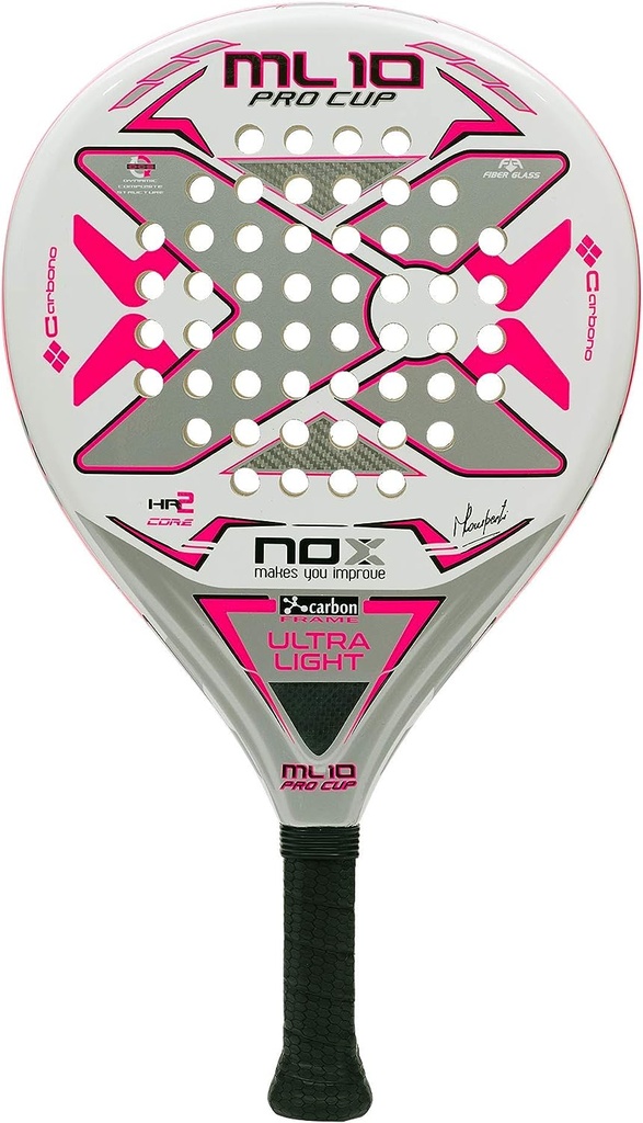 Pala Pádel Nox ML 10 Ultra Light Silver Junior