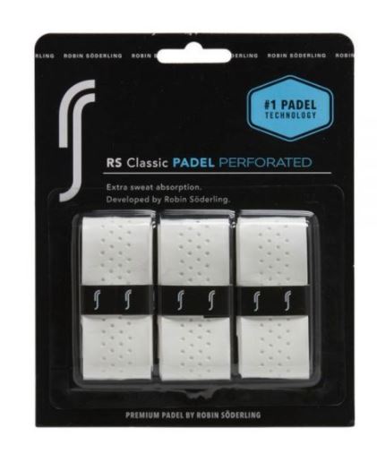 Overgrips R Soderling Perforados Blíster 3u. Blanco