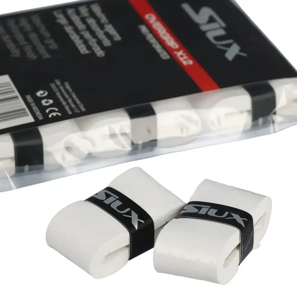 Overgrips Pádel Siux Pro PERFORATED Blíster 12u Blanco
