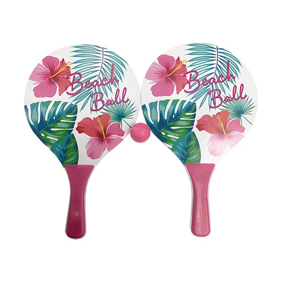 Juego Palas Playa Beach Ball Flower