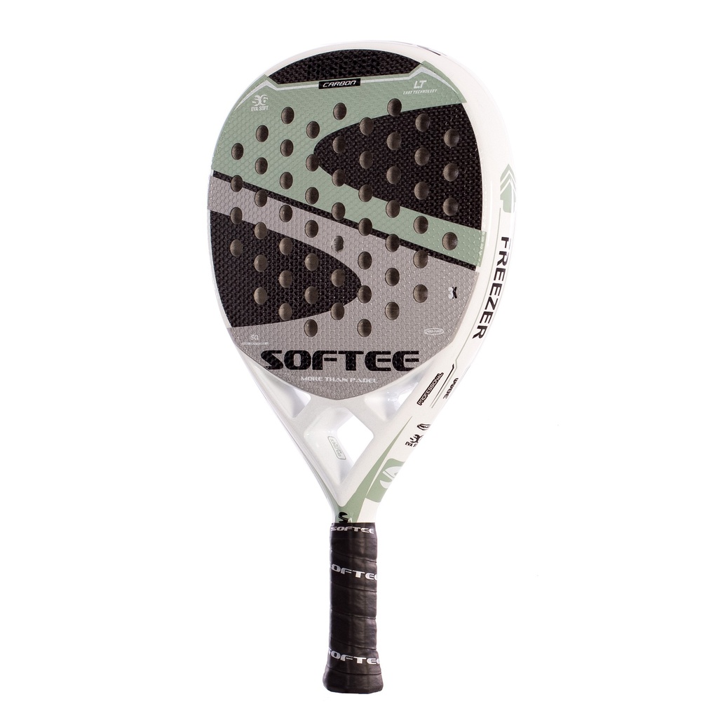 Pala Pádel Softee Freezer Carbon White