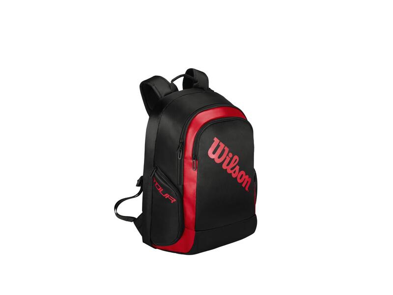 Mochila Bádminton Wilson Tour Negro/Rojo