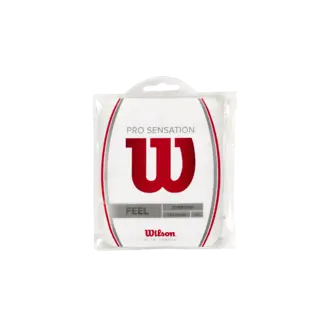 Overgrips Tenis Pádel Wilson Pro Sensation 12 Unidades Blanco