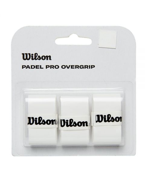 Overgrips Wilson Pádel Pro 3u Blanco