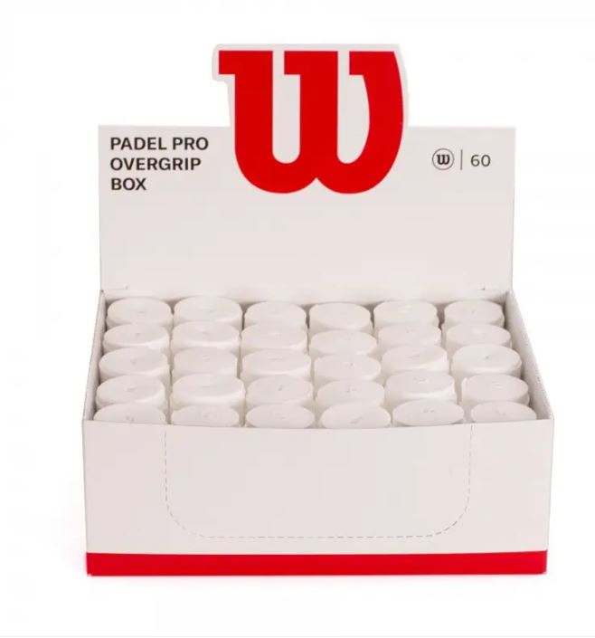 Overgrips Wilson Pádel Pro 60u Blanco