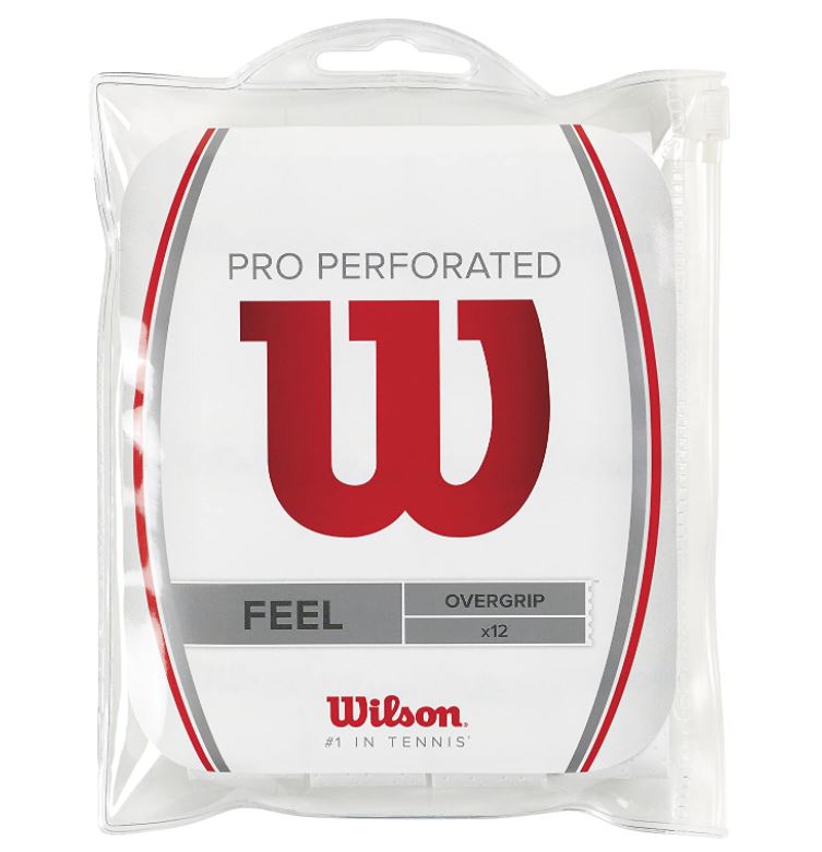 Overgrips Wilson Pro Perforated Blanco x12