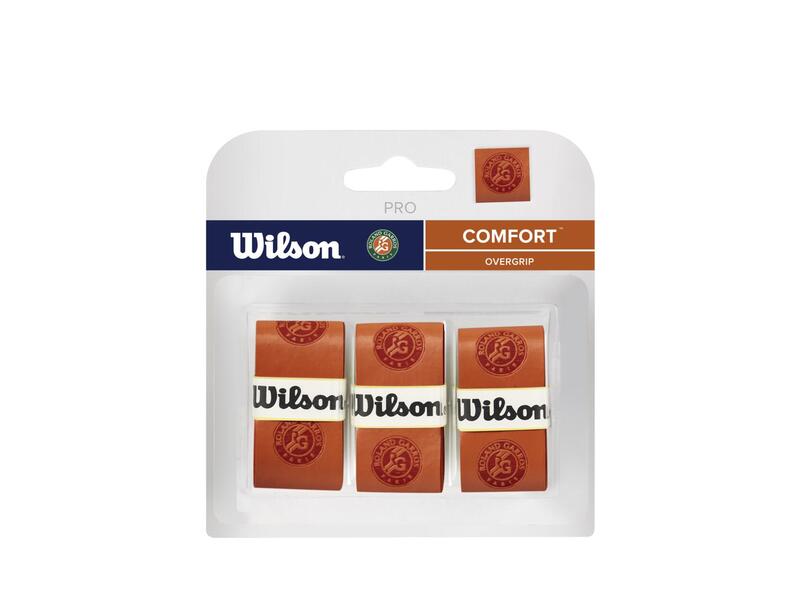 Overgrips Wilson Roland Garros 3u Naranja