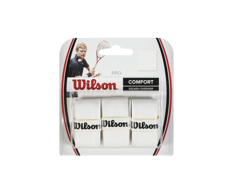 Overgrips Wilson Squash Pro Overgrip 3 Unidades Blanco