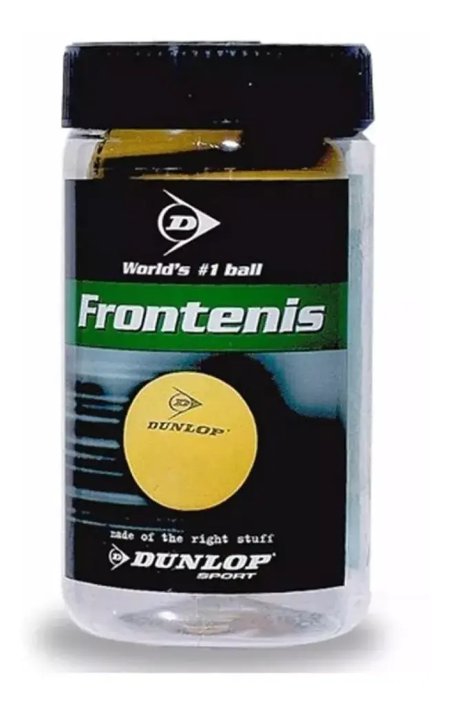 Pelotas de Frontenis Dunlop 1 Bote de 2 bolas
