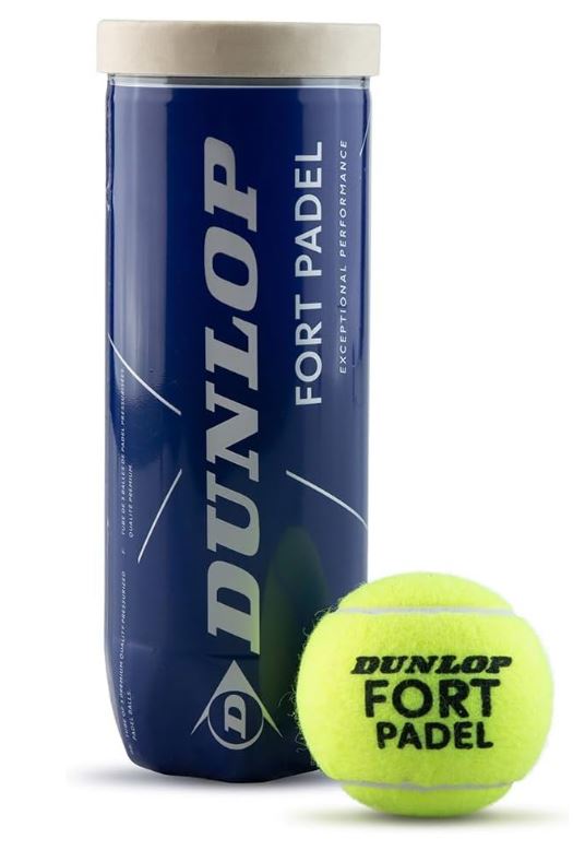 Pelotas de Pádel Dunlop FORT Pádel 1x3