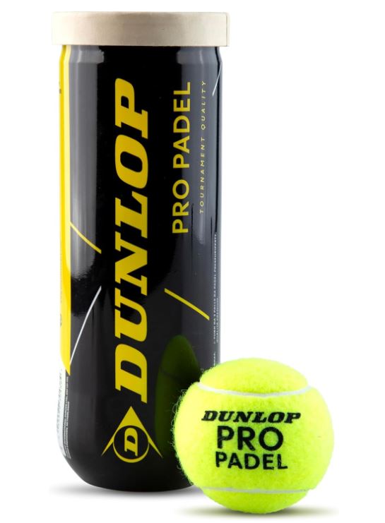 Pelotas de Pádel Dunlop PRO Pádel 1 bote 3