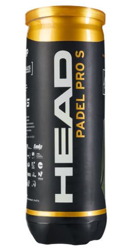 Pelotas Pádel Head Pádel Pro S 1 Bote de 3 pelotas