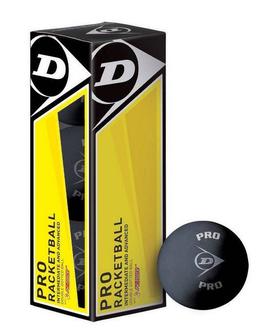 Pelotas Racketball Dunlop PRO 1x3