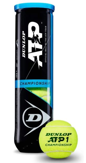 Pelotas Tenis Dunlop ATP CHAMPIONSHIP 1 Bote de 4 pelotas