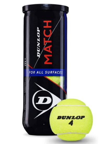 Pelotas Tenis Dunlop TB MATCH 1x3 bolas