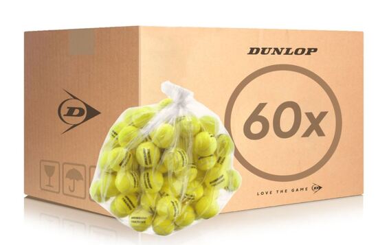 Pelotas Tenis Dunlop TRAINING Bolsa 60u