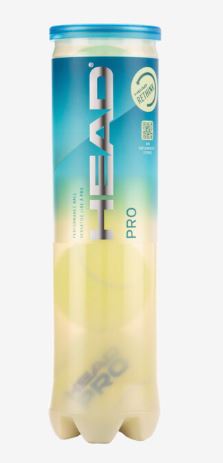 Pelotas Tenis Head Pro bote 3 pelotas