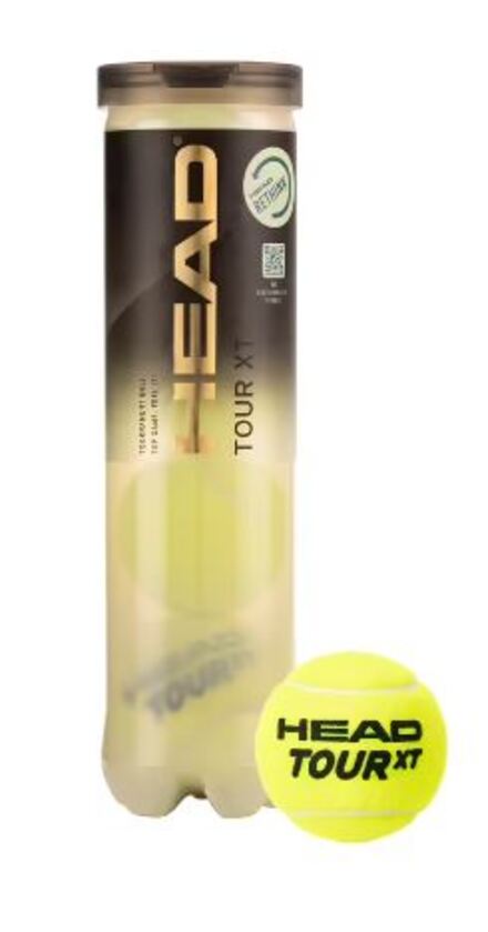 Pelotas Tenis Head Tour XT bote 4 pelotas