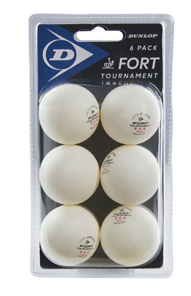 Pelotas Tenis Mesa ITF Dunlop Fort Tournament 6 bolas D