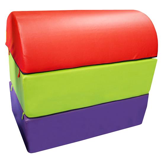 Plinton Curvo Espuma 3 Piezas- 100x60x90 cm