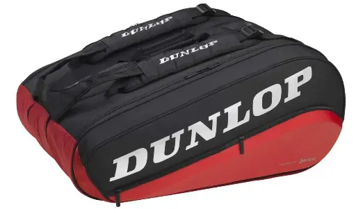 [DAB1307-RO] Raquetero Tenis Dunlop CX Performance 12 raquetas Negro Rojo