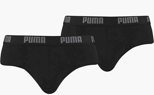 [DAB2517] Slip Puma Basic Brief pack 2u Negro