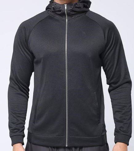 [D042RAS1001-NE-XXL] Sudadera HB FZ Everlast Hoody Capucha Hombre Negro XXL