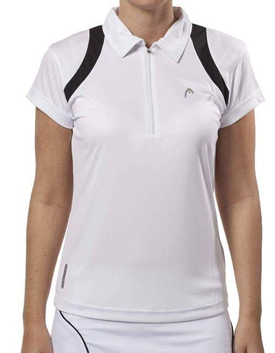 [D111RM1001-BL-XS] Tenis Polo Mujer Head Blanco XS