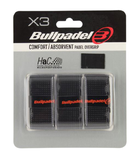 [DAA9666-0] Overgrips Bullpadel Comfort Microperforado GB1201 Blíster 3u 