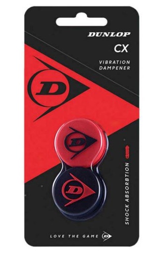 [DAA9510-RO] Dampener Tenis Dunlop Blíster 2 unidades Negro Rojo