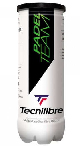 [DAA9607] Pelotas Pádel Tecnifibre Pádel TEAM 1 bote 3 bolas