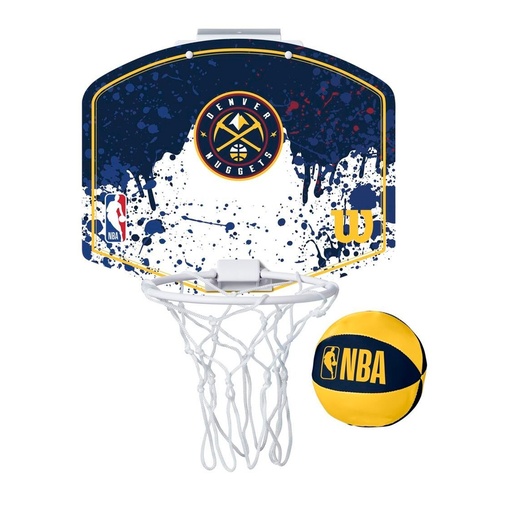 [DAB2181] Mini Canasta Wilson Team Mini Hoop NBA Denver Nuggets