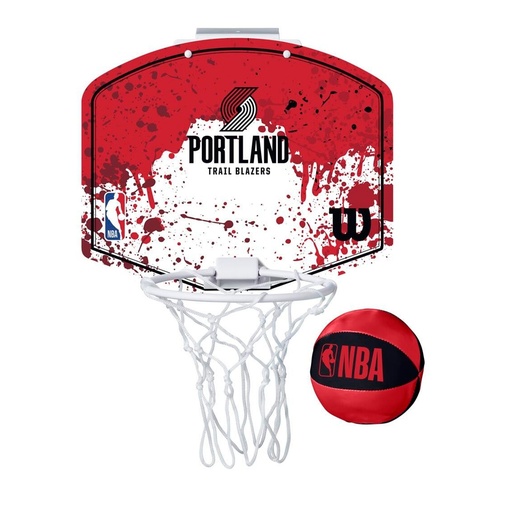 [DAB2236] Mini Canasta Wilson NBA Team Mini Hoop Portland Trail Blazers