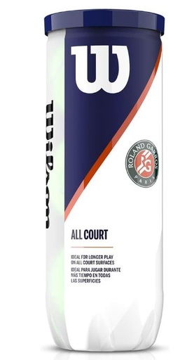 [DAB2622] Pelotas Tenis Wilson Roland Garros All Court B3 1 Botes 3