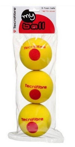 [D100PEL1023-AM-003] Pelotas Tenis Tecnifibre MY BALL 1x3