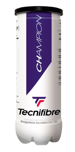 [DAB1136] Pelotas Tenis Tecnifibre CHAMPION B3 1 Bote de 3 pelotas