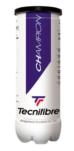 [DAB1136-N] Pelotas Tenis Tecnifibre CHAMPION B3 1 Bote de 3 pelotas