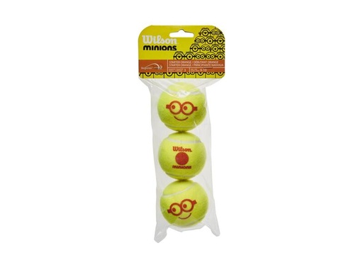 [DAD2231] Pelotas Tenis Wilson Iniciación Minions Stage 2 Bolsa 3 pelotas