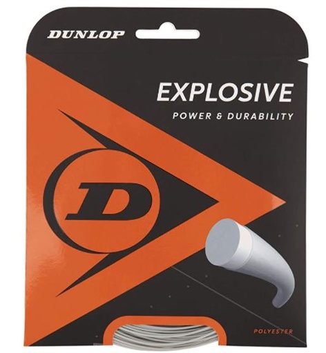 [DAA9840] Cordaje Tenis Dunlop Explosive Set 12m Gris