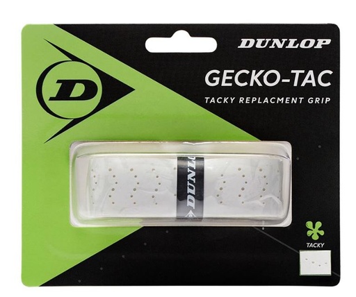 [DAB1084-BLx] Grip Dunlop Gecko Tac Perforado Blanco
