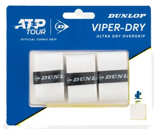 Overgrips Microperforados Dunlop VIPER DRY 3 overgrips