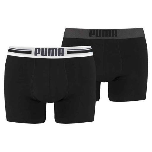 [DAC0061] Boxer Puma Everyday Placed Logo Boxer 2 Pares Negro