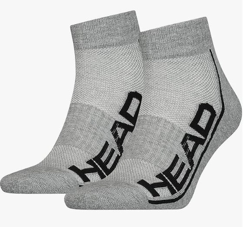 Calcetines Head Performance Quarter 2u Gris