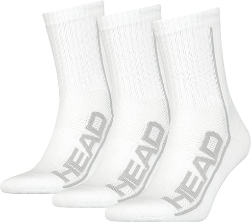 Calcetines Head Performance Short Crew 3u Blanco